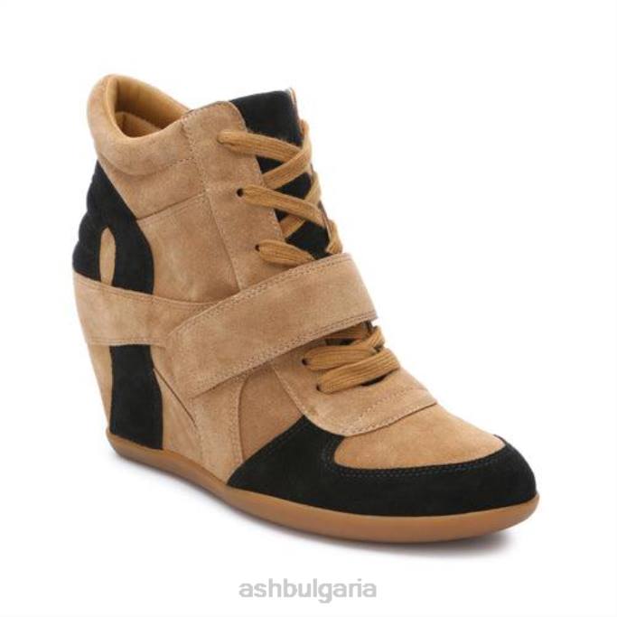 боуи кецове на клин Жени златисто кафяво/черно кецовеASH 80RX15