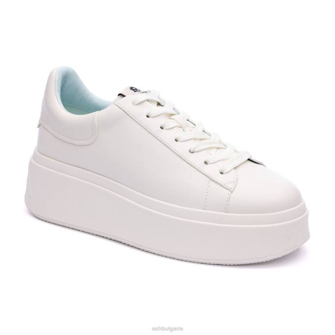 маратонки на платформа moby be kind Жени бяло/мъгливо синьо кецовеASH 80RX5